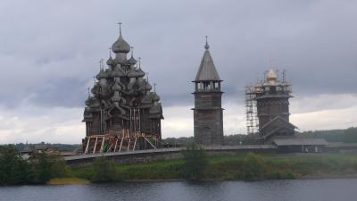 「ロシアの母なる大河」ボルガ河クルーズ１１日間　６日目の２「キジ島」