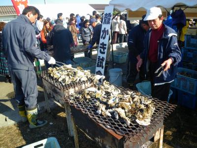 ぐうたら夫婦の「宮城・松島・カキ祭りin磯島」