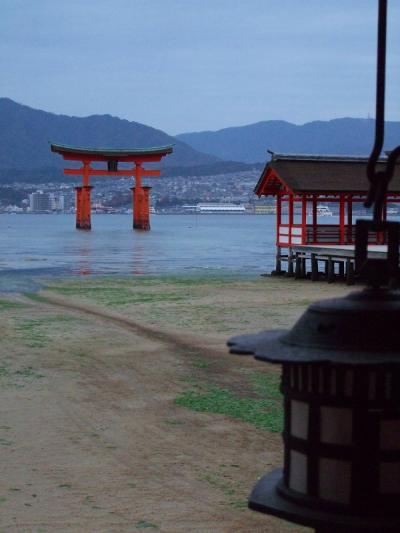 黄昏の厳島神社！