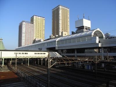 日暮里駅でのＪＲから京成線への乗り換え 200912/1202