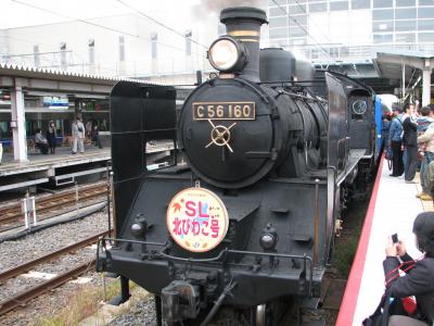 秋のSL北びわこ号と琵琶湖ミシガンクルーズ