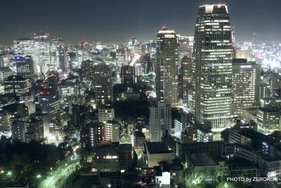 東京タワーから見る夜景