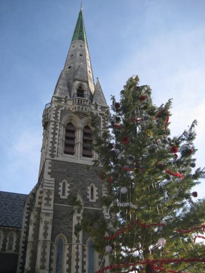 ’09-10南島ワイナリーめぐりと野生動物の旅⑧クリスマスのクライストチャーチ