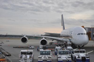シンガポール旅行・A380搭乗