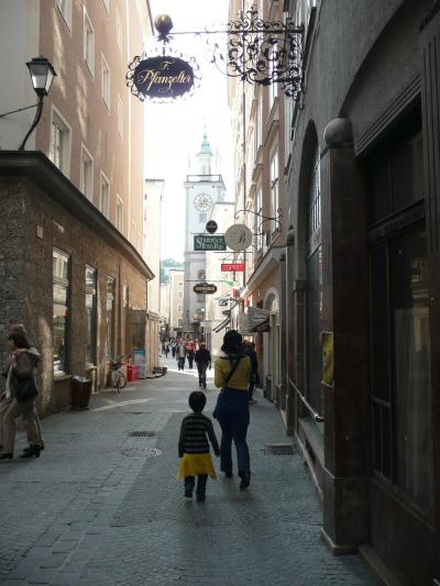 サウンドオブミュージックの街で途中休憩