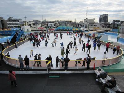 グリーンセンターでスケート