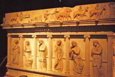 2009.10ギリシア・トルコ旅行43-国立考古学博物館2（石棺，キプロスなど）