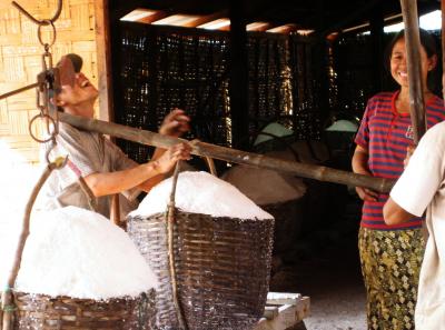 Laos　　ロングステイの下見旅 (10) 塩工場