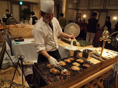 ２００９年１２月　年末年始の伊豆旅行　その４　久しぶりのエクシブ伊豆　わが家の忘年会は、この年最後のディナーバイキング！