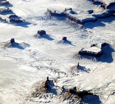 Above White Monument Valley