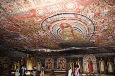 スリランカ（2010.1.14-18）①ダンブッラ石窟寺院