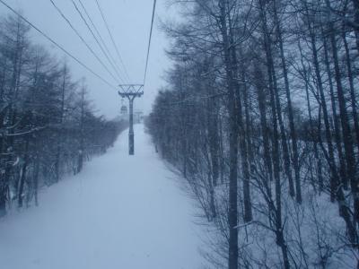 ３連休。スキー三昧。１日目：あだたら高原スキー場