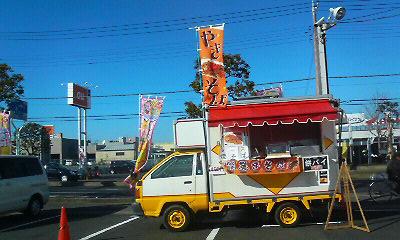 千葉県茂原市　移動販売　焼きそば、たこ焼き、ケバブ　パチンコ店