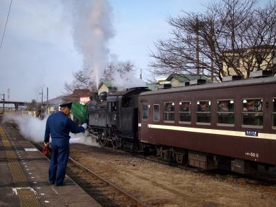 ＳＬもおか号と益子で絵付け体験　　　　　　　　日帰り栃木旅　2011年1月