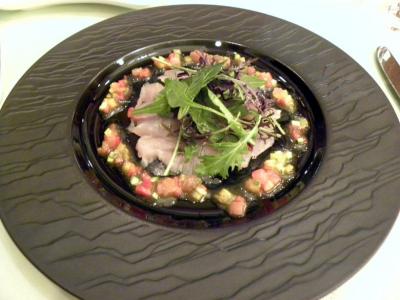 ０４．成人式の三連休のエクシブ山中湖　エクシブ山中湖　イタリアンレストラン ルッチコーレのコースディナー