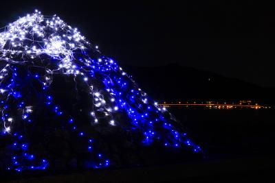 河口湖イルミネーション　大石公園