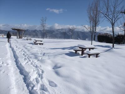 大雪の中、長野の上山田温泉へ