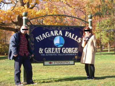 冬カナダ ナイアガラ みんなは、ちゃんと考えて旅行に行こう(;一_一)