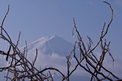 雨氷と富士