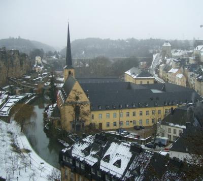 吹雪にめげずにルクセンブルグ　 