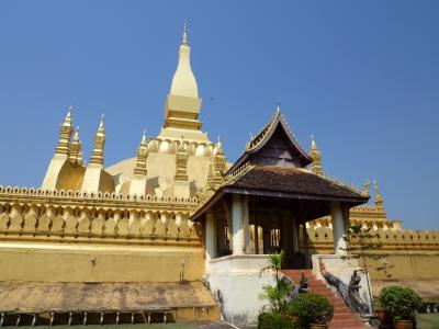 タイ・ラオスの旅③-2ヴィエンチャンで寺院とメコン川を堪能