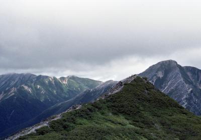 北アルプス(蝶が岳)