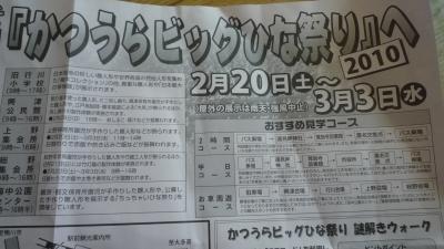 10年02月20日(土）、かつうらビッグひな祭りで勝浦タンタンメンチップス報告。