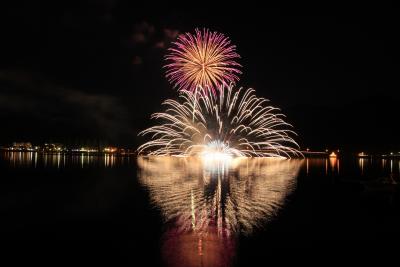 冬花火・湖上の舞　（２回目）