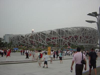 北京オリンピック生観戦ぶらりひとり旅<街角篇>