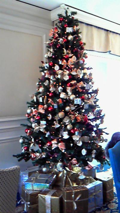 2009年のクリスマス。 リッツにて。