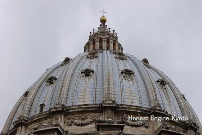 サン・ピエトロ大聖堂のクーポラに登る