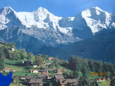 ドイツ・スイス・イタリア・フランス・カミカゼ旅行記（６９）インターラーケン西駅周辺の町並み。 