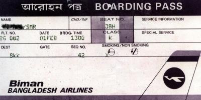 BIMAN BANGLADESH（ビーマン・バングラデシュ航空）の機内食