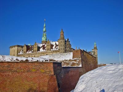 冬の北欧はやっぱり寒かった・・・ @クロンボー城