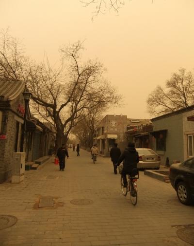 北京で初めて黄砂を体験