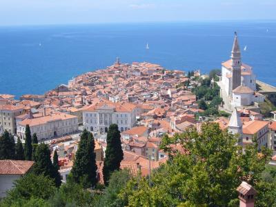 クロアチアから再びスロベニア　レンタカー旅行　ピラン・鍾乳洞