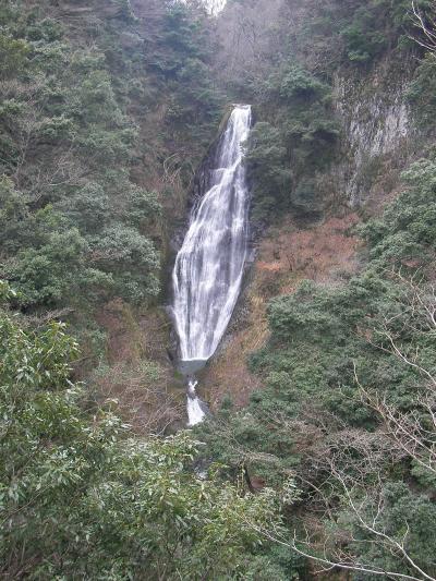 鱒返しの滝と泰雲寺のシダレザクラ