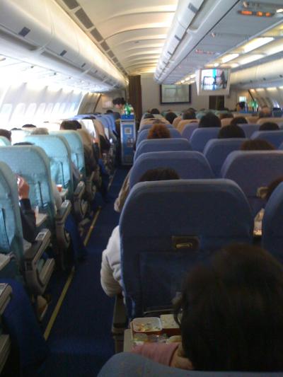 ★14時間50分エジプトまでの飛行機！