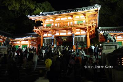 円山公園の夜桜ライトアップ