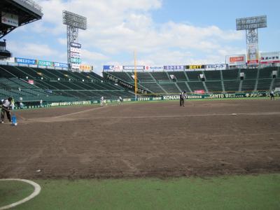 甲子園　憧れのグランドで野球体験