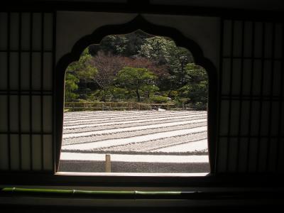2005/04/09① 初めての京都　最初の訪問地は銀閣寺