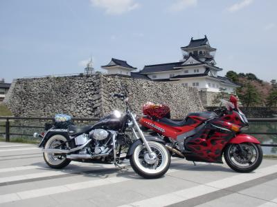 2010年4月17日 野郎2人 富山 泊まりツーリング