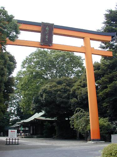 川越 氷川神社 八坂神社