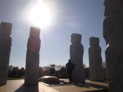 2009年11月浜松旅行「中田島砂丘、遠州灘海浜公園のモアイ」