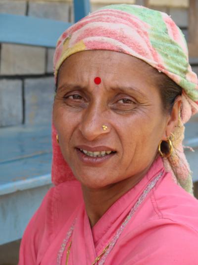 ネパールの自然と人々。　村の人々