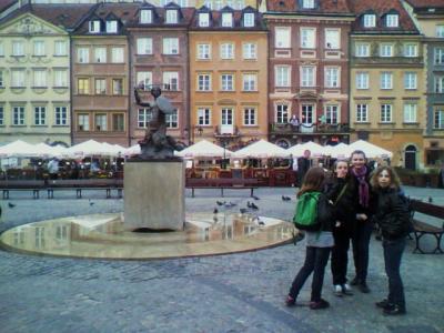 ワルシャワ旧市街市場広場のフキエルでポーランド料理を堪能する