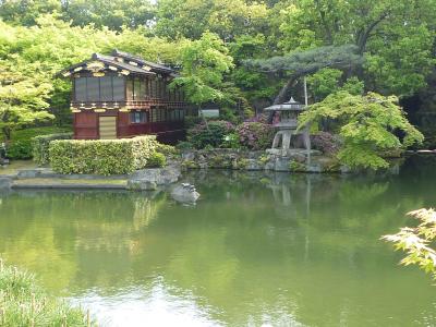 ポン吉が行く　【９】　神戸・相楽園(日本庭園）