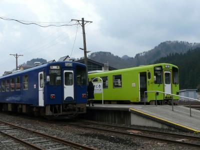 阿仁合の桜チェックの為に秋田内陸縦貫鉄道乗車