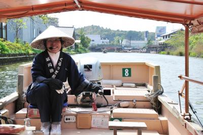 島根県松江市、ゆっくりと遊覧船に乗船して、松江の城下町を散策する水景めぐりの旅　（＾3＾）-☆