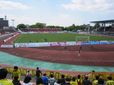 熊本城とロアッソ戦